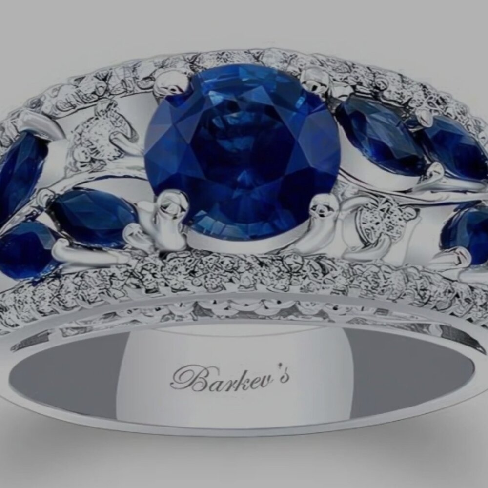 DESIGNER RING,  BAND, BARKEV'S STILL IN BOX, BRAND NEW, SOLD ONLINE @ $5850